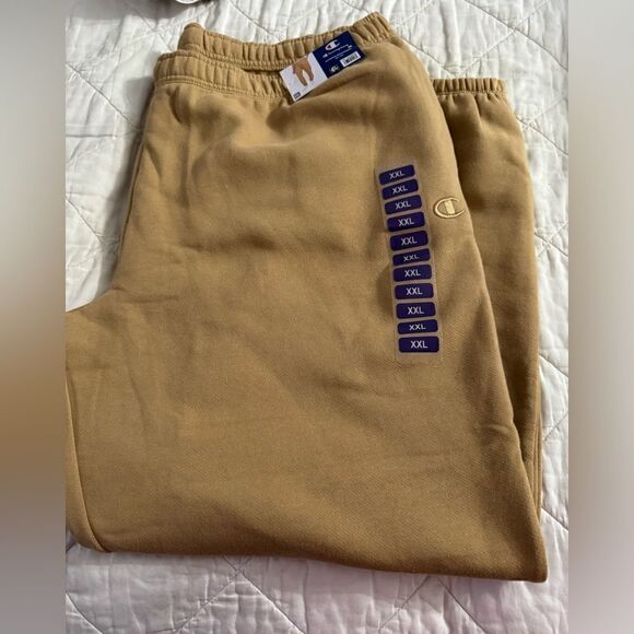 Champion Ladies Fleece Lined Joggers Tantalizing Tan NWT Size XXL - Picture 2 of 12